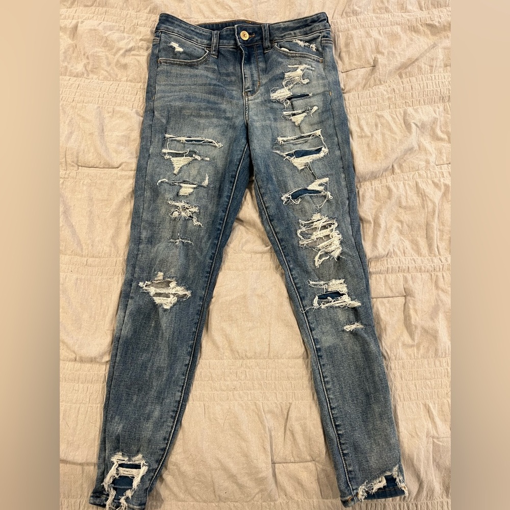 AE Next Level Stretch - Hi-Rise Jegging 8 Short